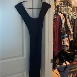 Black/ cross cross back dress.